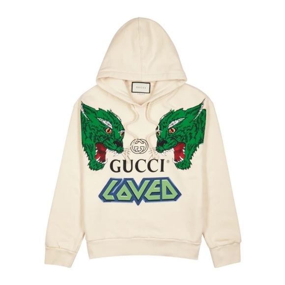 gucci beige hoodie